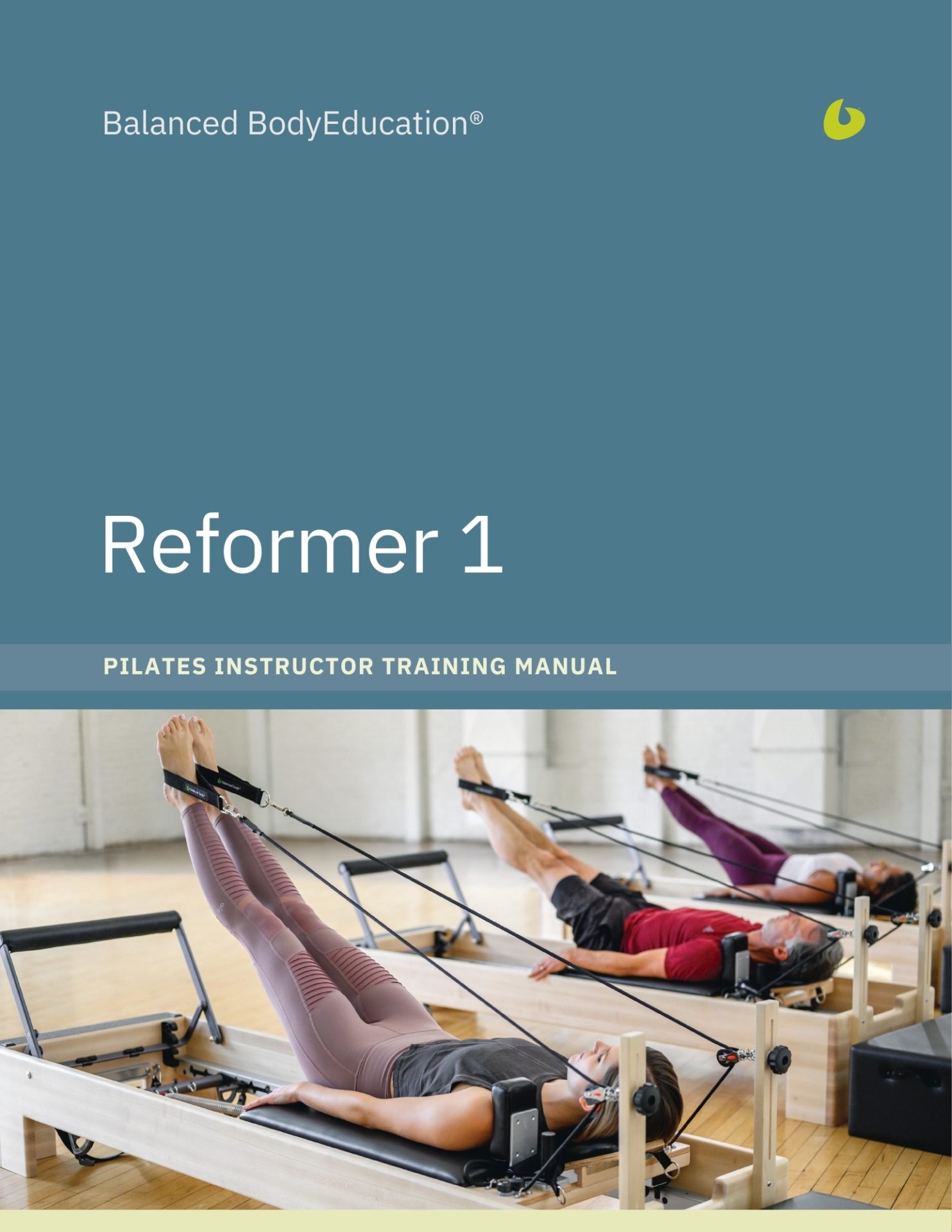 Reformer 1 training manual Pilates equipment teacher training book